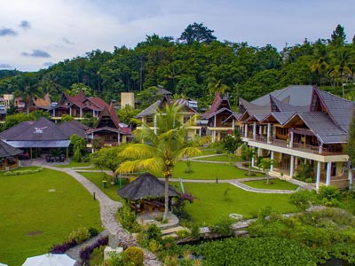 Sumatra Samosir Island Hotel Tabo Cottage ensemble