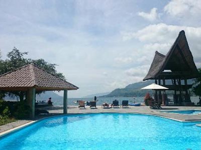 Sumatra Samosir Island Hotel Tabo Cottage piscine